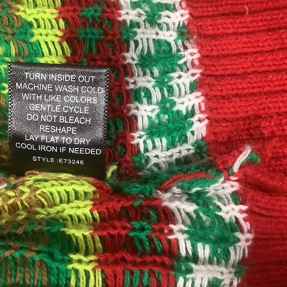 🎄 33 Degrees Men’s Ugly Christmas Sweater – Taco Holiday Theme – Size L 🎄 - Picture 7 of 11